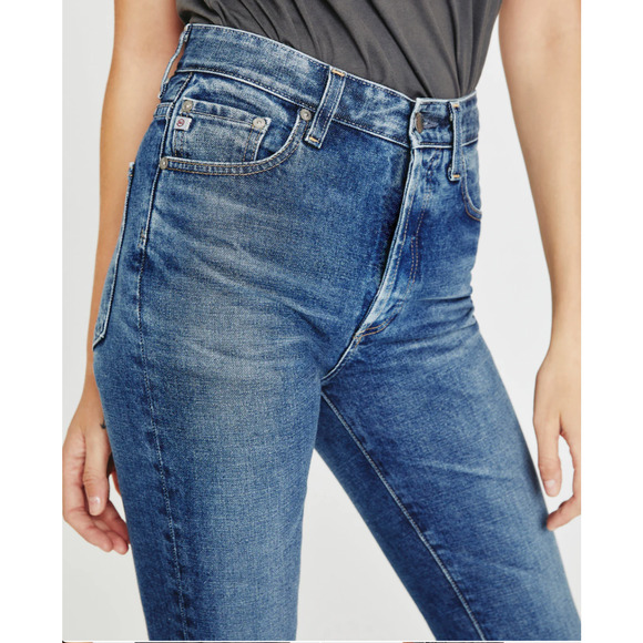 AG JEANS NWOT Alexxis Slim Straight 360° Denim Jeans in 10 Years Elwood // 25 - Picture 3 of 12
